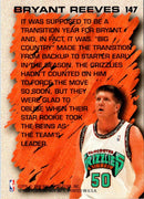 1996 Fleer Bryant Reeves