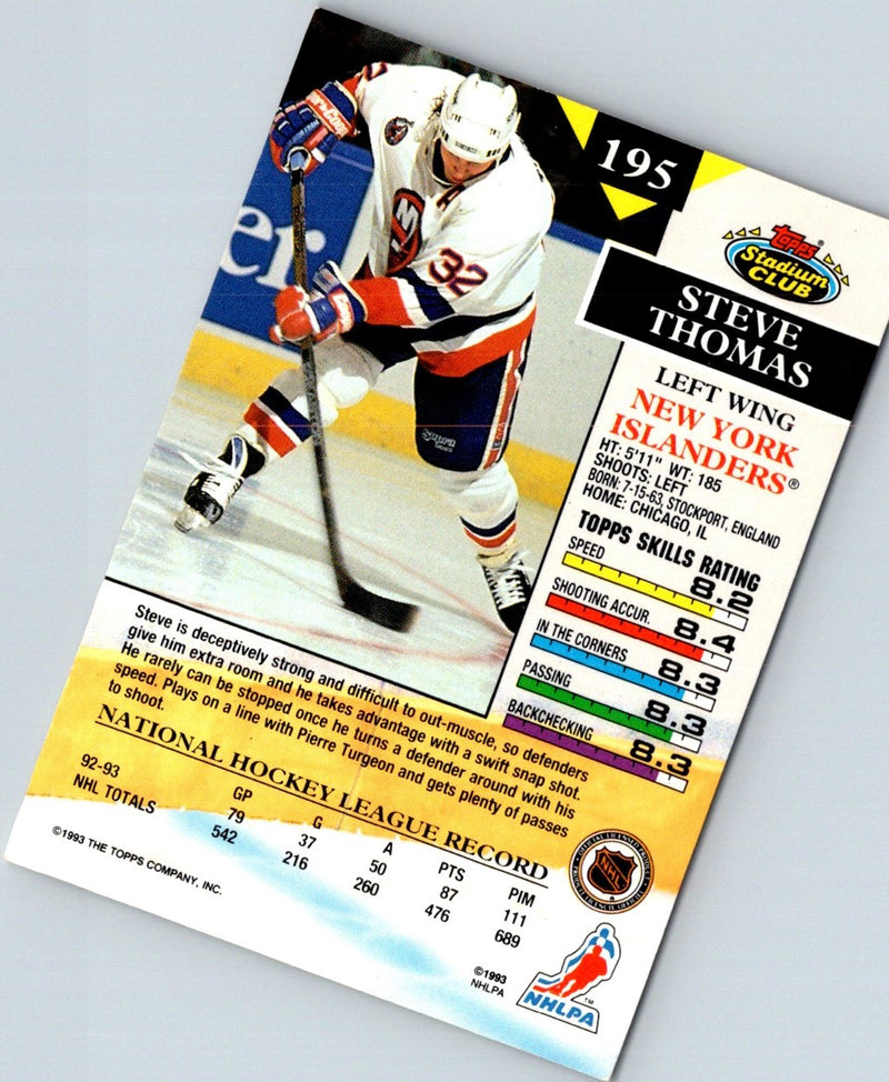 1993 Stadium Club Steve Thomas