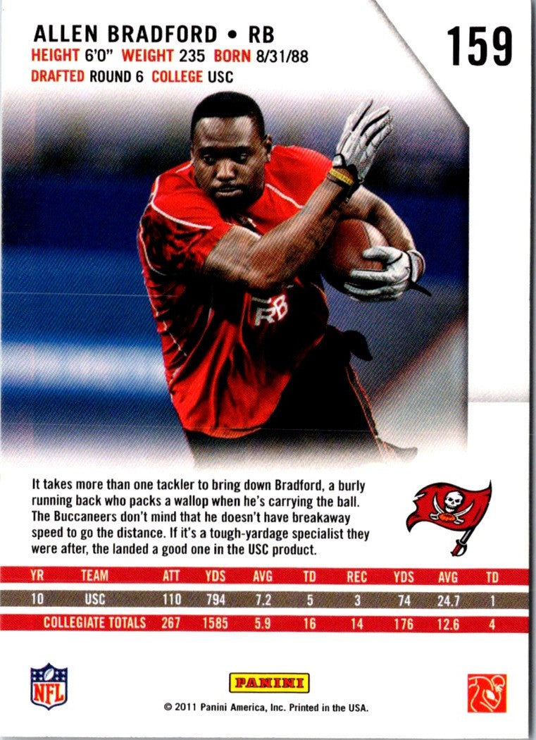 2011 Panini Rookies & Stars Allen Bradford