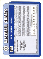 1990 Swell Baseball Greats Al Bumbry #29