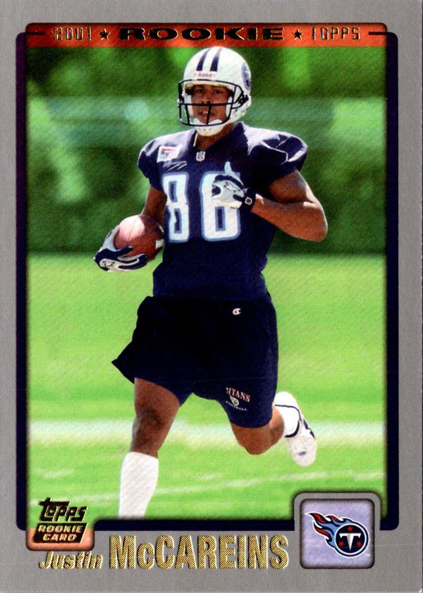 2001 Topps Justin McCareins #323 Rookie