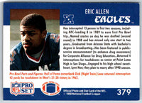 1992 Proset Eric Allen #379