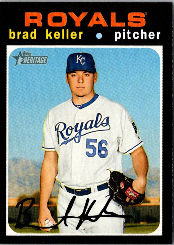 2020 Topps Heritage Brad Keller #258