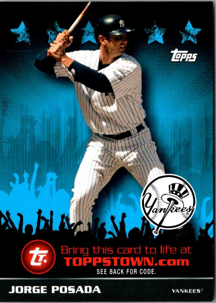 2009 Topps Updates & Highlights Ticket to ToppsTown Jorge Posada