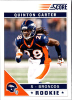 2011 Score Quinton Carter #375 Rookie