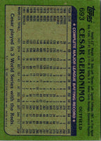 1982 Topps Cesar Geronimo #693