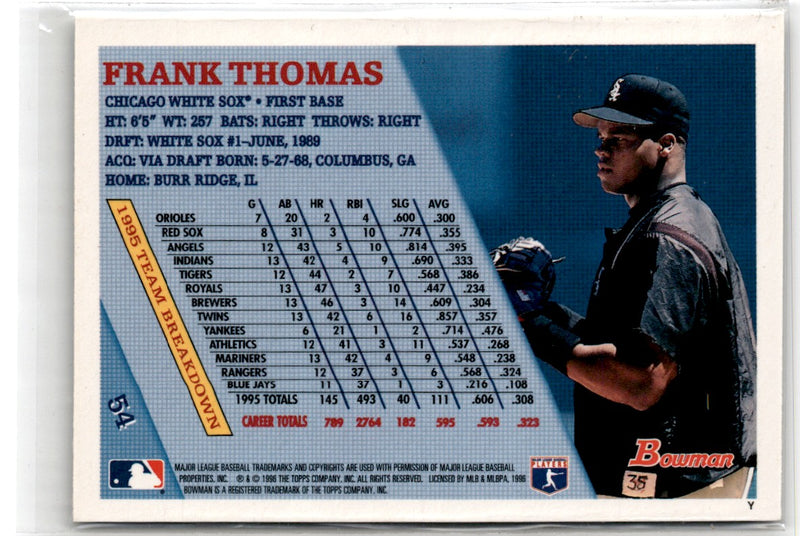 1993 Bowman Frank Thomas