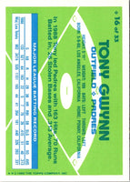 1989 Topps Hills Team MVP's Tony Gwynn #16