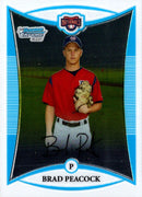 2008 Bowman Chrome Prospects Brad Peacock