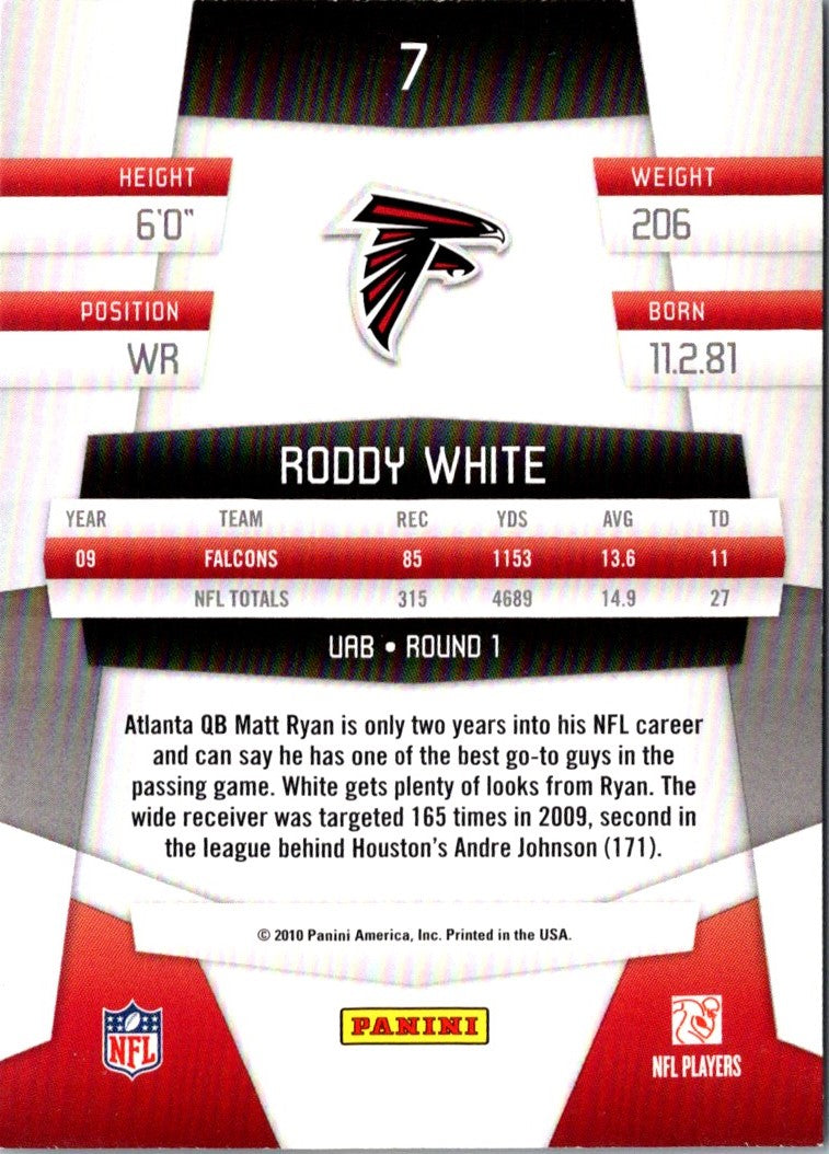 2010 Panini Certified Roddy White