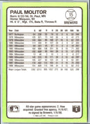 1989 Donruss Baseball's Best Paul Molitor
