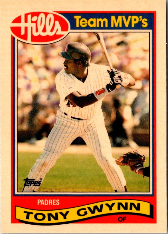 1989 Topps Hills Team MVP's Tony Gwynn #16