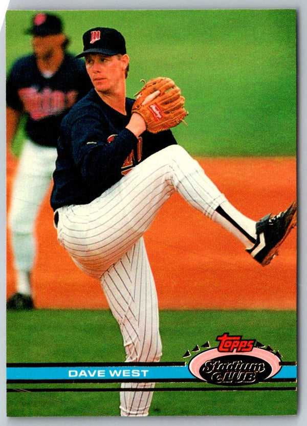 1991 Stadium Club Dave West #34