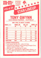 1987 M&M's Star Lineup Tony Gwynn #23