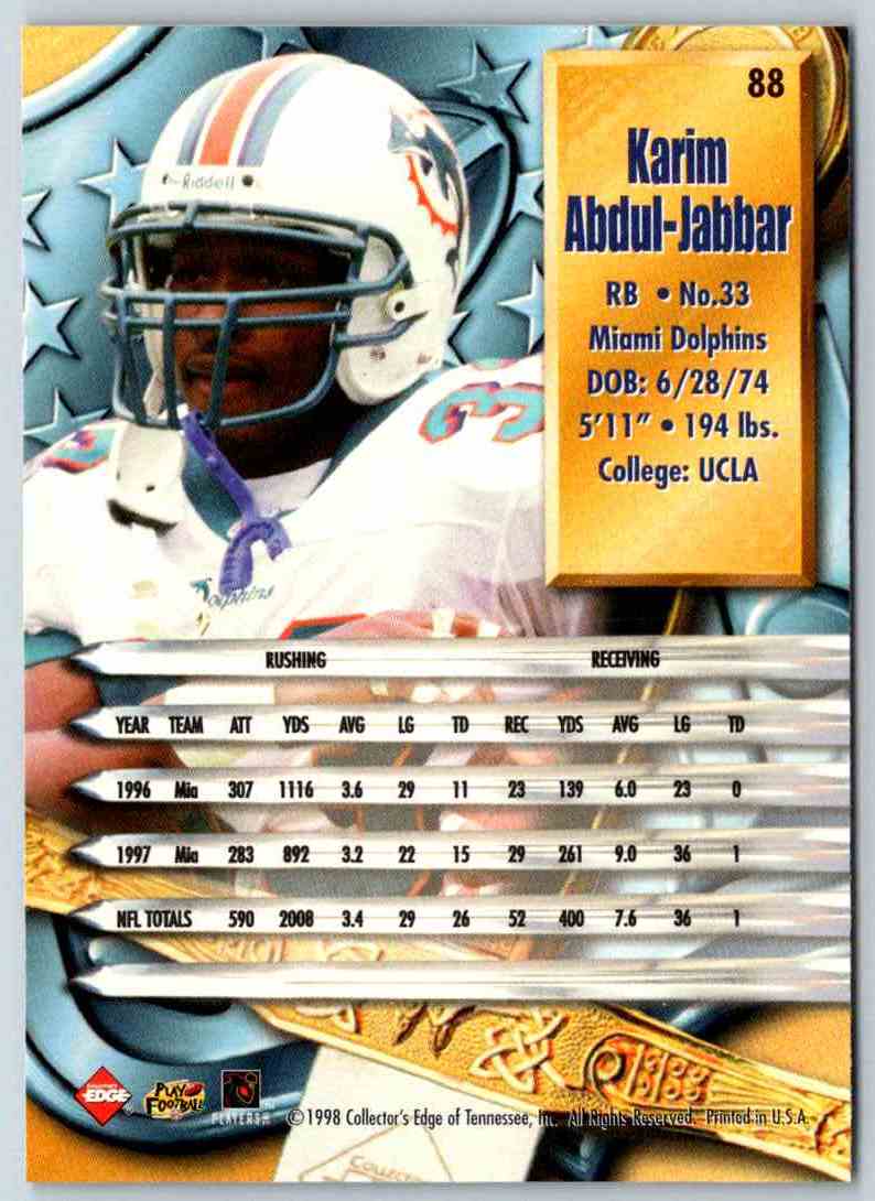 1998 Edge Karim Abdul-Jabbar