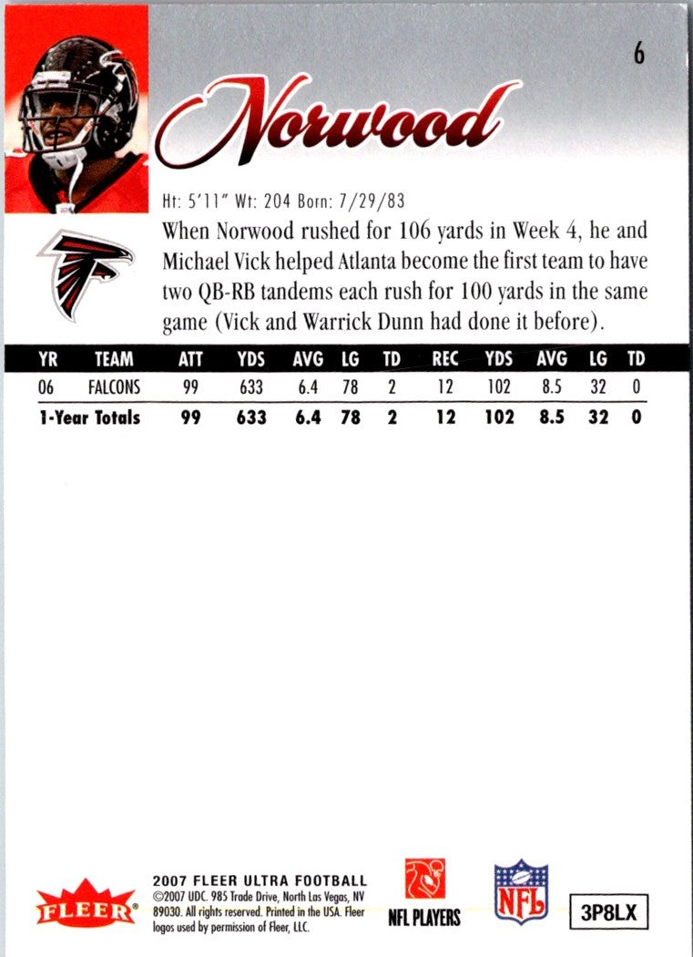 2007 Donruss Elite Jerious Norwood