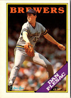 1988 O-Pee-Chee Dan Plesac #317