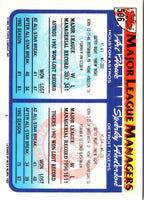 1993 Topps Gold Sparky Anderson/Art Howe #506