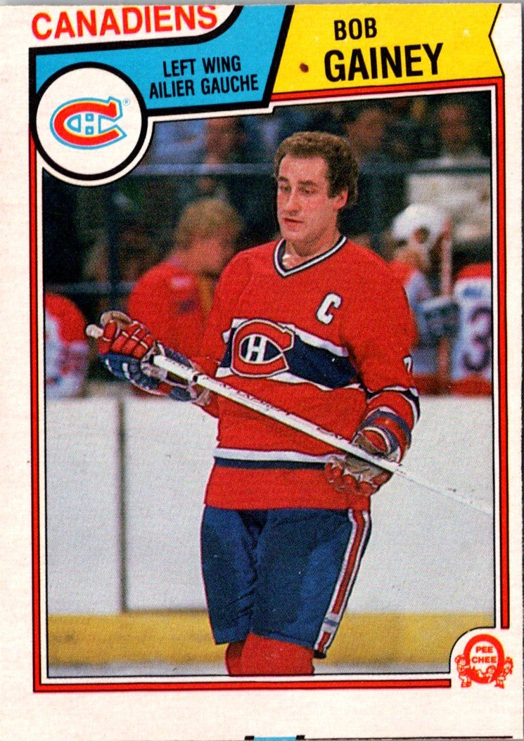 1983 O-Pee-Chee Bob Gainey