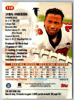 1998 Topps Stadium Club Football Jamal Anderson #119