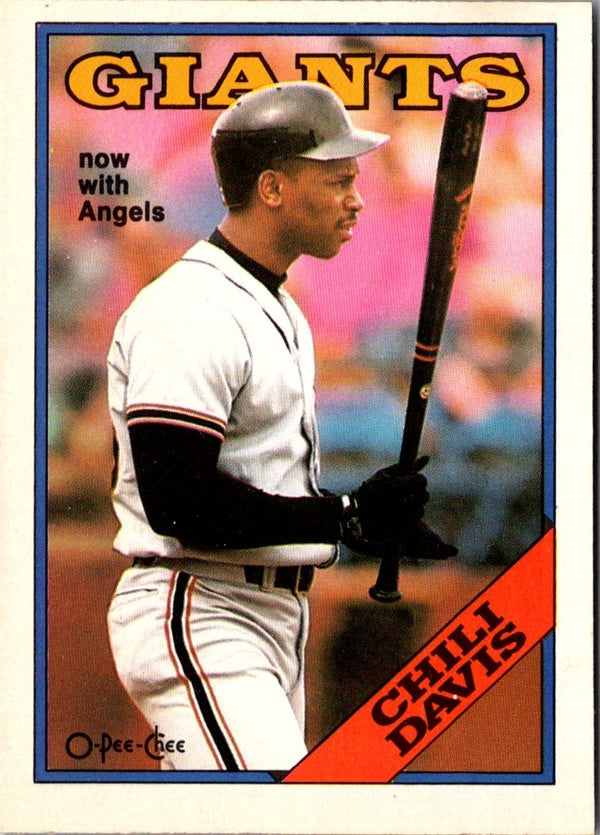 1988 O-Pee-Chee Chili Davis #15