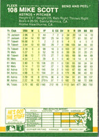 1987 Fleer Star Stickers Mike Scott #108