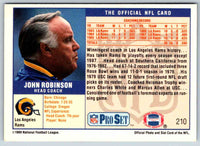 1989 NFL Proset John Robinson #210