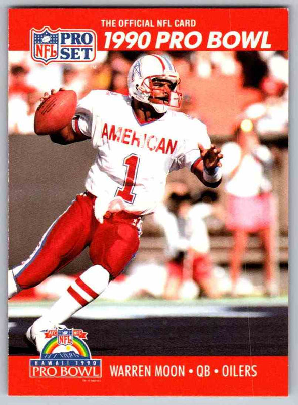 1990 Pro Set Warren Moon #359
