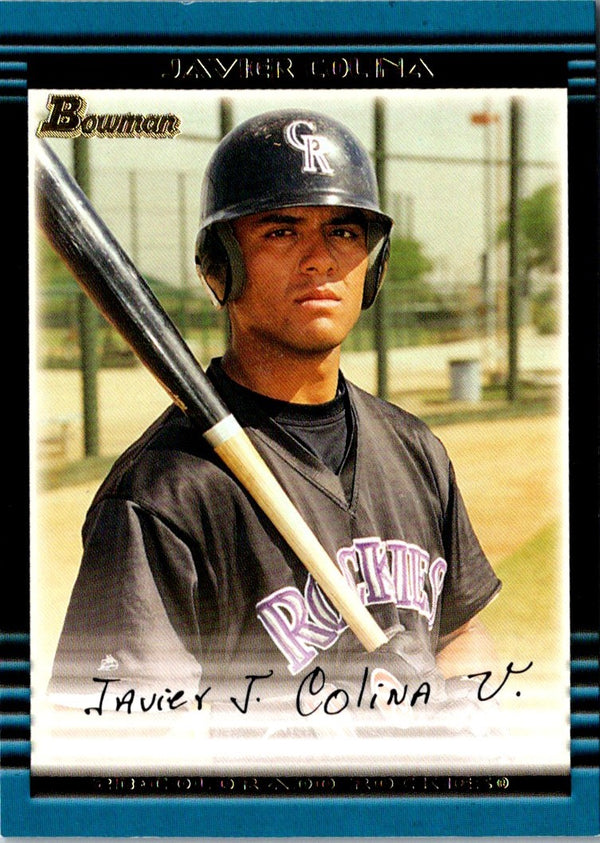 2002 Bowman Gold Javier Colina #164