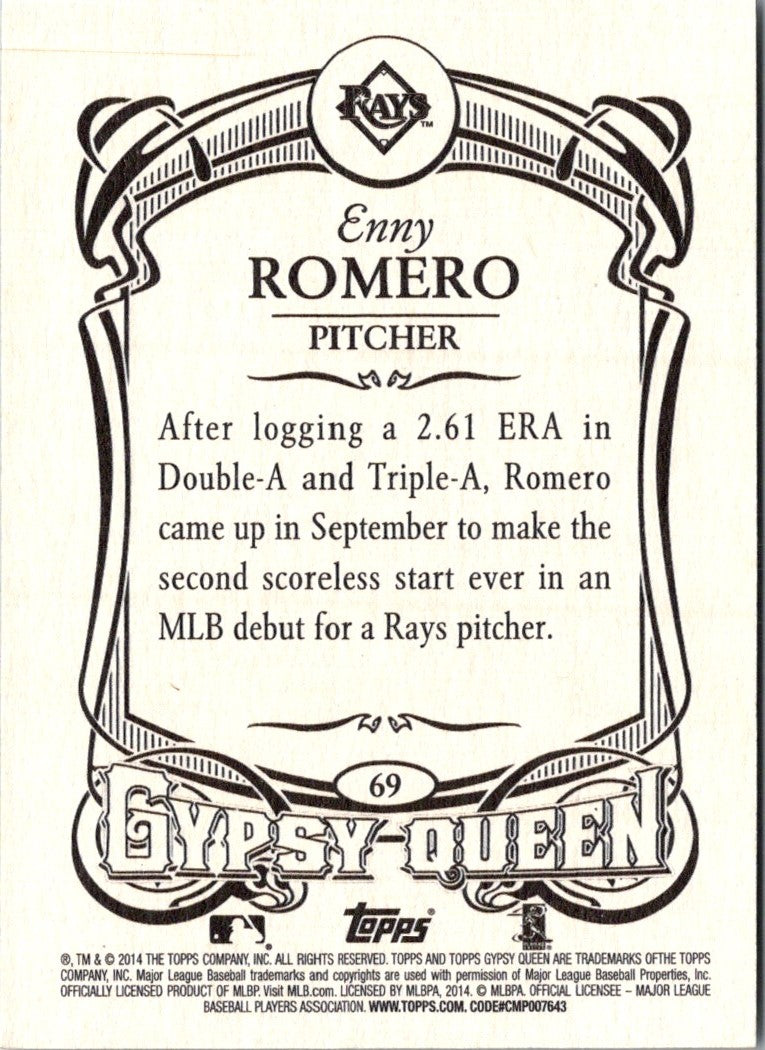 2014 Topps Gypsy Queen Enny Romero