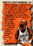 1996 Fleer Mitch Richmond
