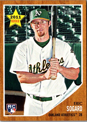 2011 Topps Heritage Eric Sogard #348 Rookie