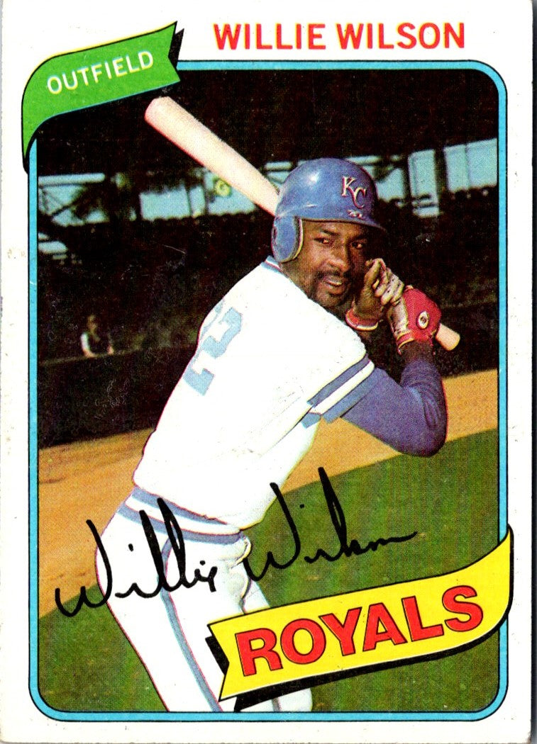 1980 Topps Willie Wilson