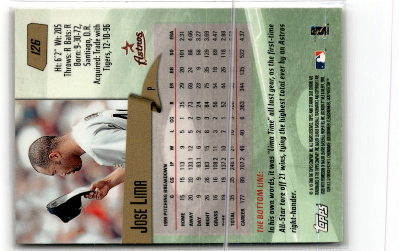 2000 Stadium Club Jose Lima