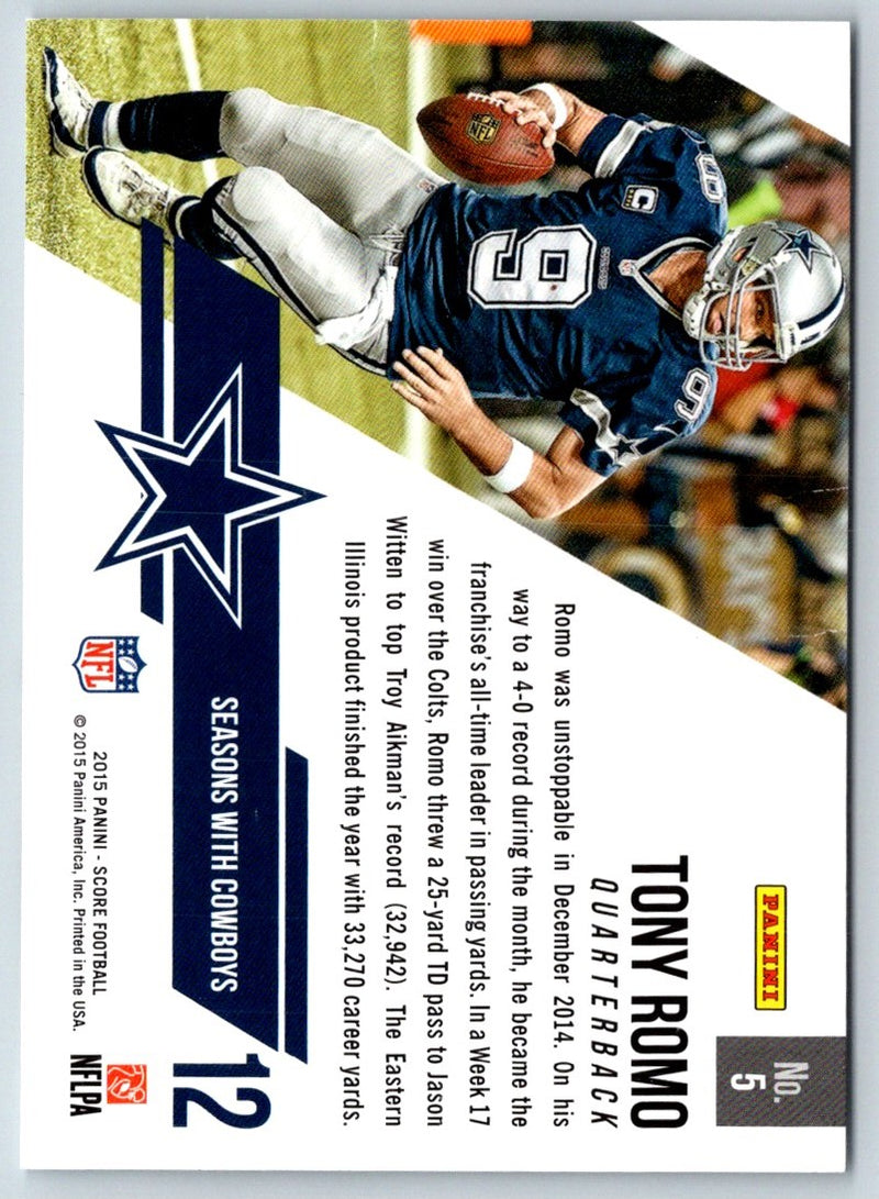 2014 Panini Prizm Air Marshals Black Finite Prizms Tony Romo