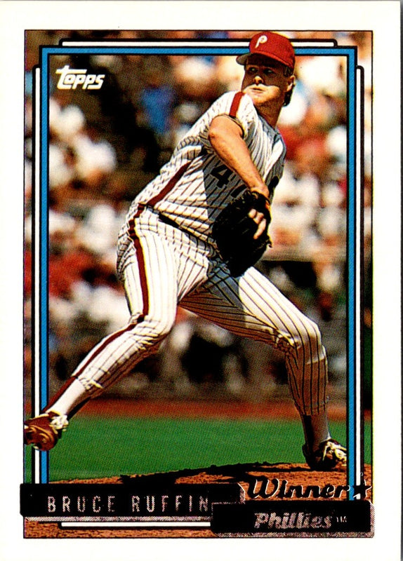 1992 Topps Bruce Ruffin #307