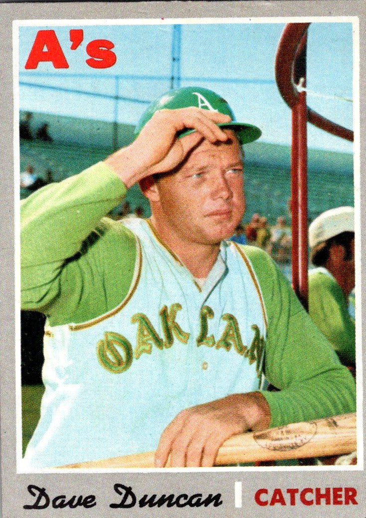 1970 Topps Dave Duncan