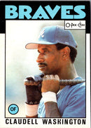 1986 O-Pee-Chee Claudell Washington
