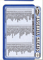 1989 Swell Baseball Greats Checklist Card #135