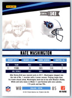 2012 Panini Rookies & Stars Nate Washington #143
