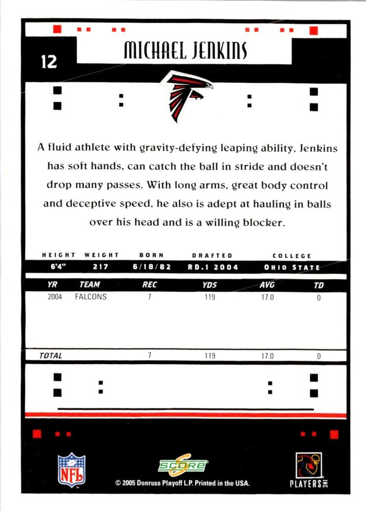 2005 Score Michael Jenkins