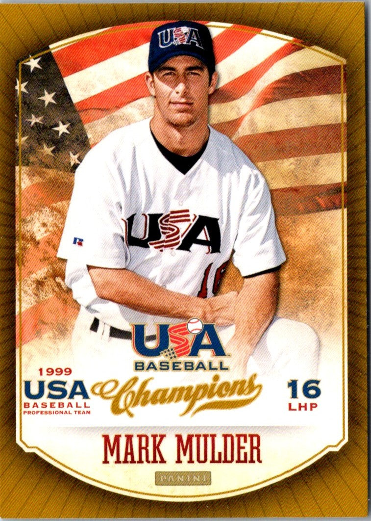 2013 Panini USA Champions Mark Mulder