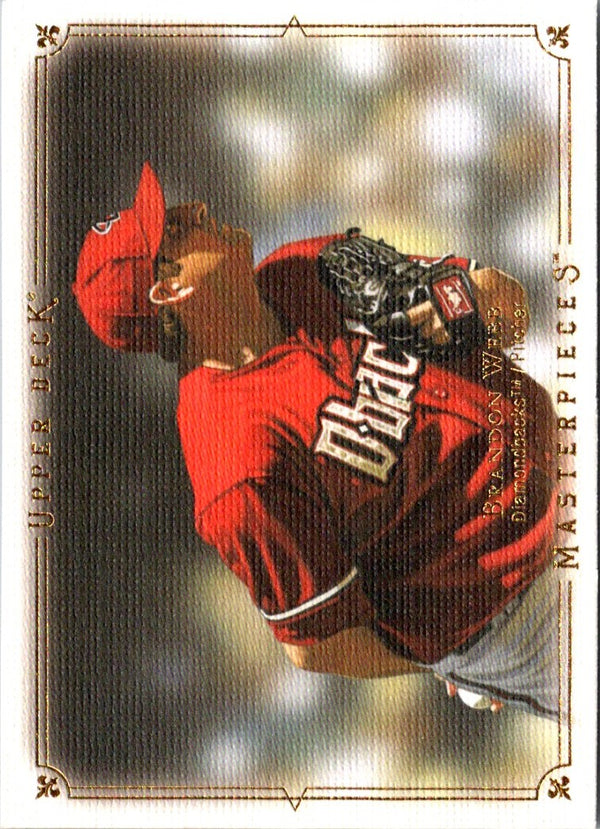 2008 Upper Deck A Piece of History Brandon Webb #1