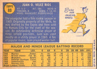 1970 Topps Juan Rios #89 EX-MT+