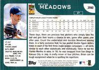 2001 Topps Brian Meadows #316