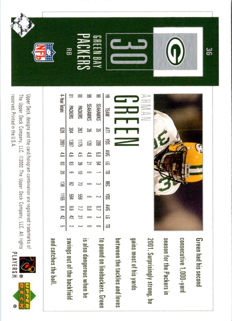 2001 Upper Deck Ahman Green