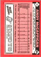 1986 Topps Traded Andy McGaffigan #72T