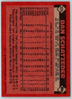 1986 Topps Dan Schatzeder #324
