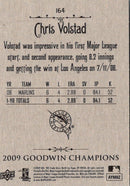 2009 Upper Deck Goodwin Champions Chris Volstad
