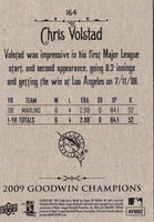 2009 Upper Deck Goodwin Champions Chris Volstad #164